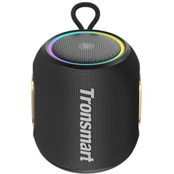 Tronsmart T8 Mini Altavoz Bluetooth Portátil 16W, Audio 360°, IPX7 Impermeable, 20 Horas de Reproducción, Control por APP para Exteriores