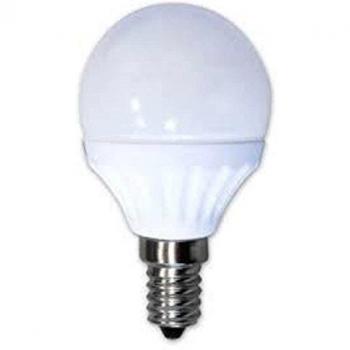 GSC Lámpara Esférica LED 5W E14 6000K, Blanco