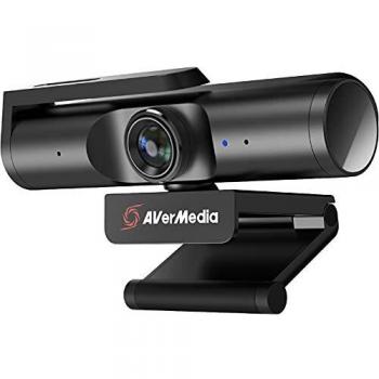 Cámara Webcam AVerMedia Live Streamer CAM 513 PW513 4K UHD con Micrófono Incorporado y Enfoque Fijo