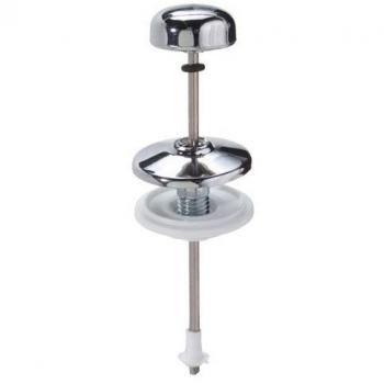 Manija de Cisterna Vertical Baja Recta Cromada 130 mm