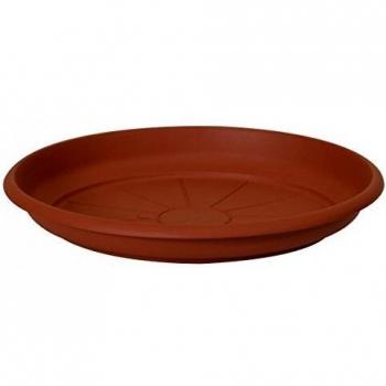 Sottovaso Redondo Erica Terracota Ø 28 cm x 3.8 cm - Pack de 4 Piezas