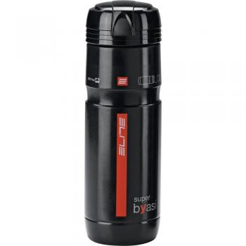 Elite Superbyasi - Bidón para bicicleta, color negro, 750 ml