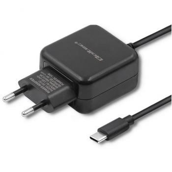 Cargador USB Tipo C 12W 5V 2.4A Negro