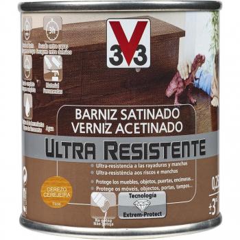 Barniz Satinado Madera Ultra Resistente 250 ml Cerezo