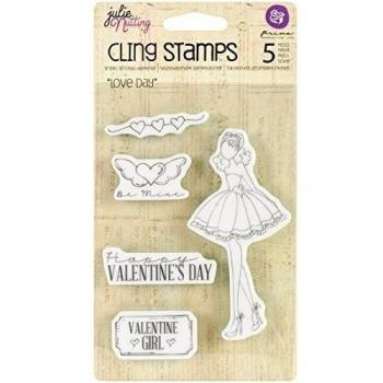 Prima Marketing Julie Nutting de espuma recuerdos Cling goma stamps-love día