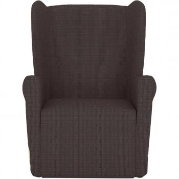 Eiffel Textile Lille Funda sofá sillón orejero, Algodón, Marrón, 55 x 195 x 2 cm