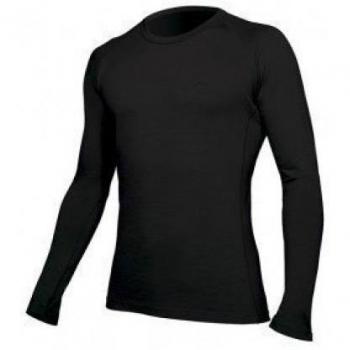 Icebreaker BF200 Oasis Crewe - Camiseta interior de manga larga para hombre negro negro Talla:small