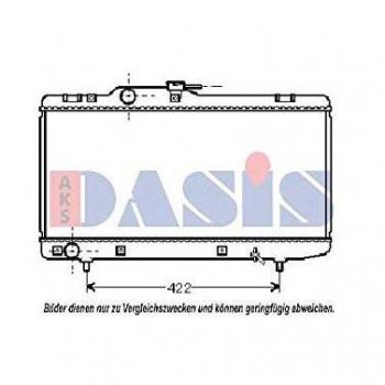 AKS Dasis 211610N Radiador, refrigeración del motor