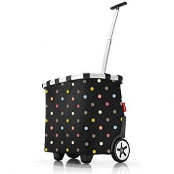 reisenthel carrycruiser - Carro de la Compra de Dos Ruedas portátil con Correa Ajustable para Hombro, Estructura Estable de Aluminio, Material Resistente al Agua, en Puntos