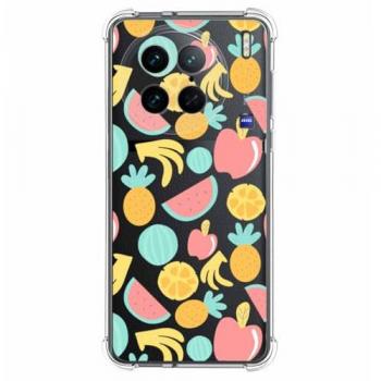 Funda de Silicona Antigolpes para Vivo X90 Pro 5G con Diseño de Frutas 02