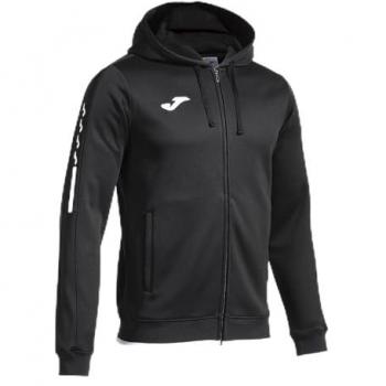 Chaqueta Joma Olimpiada Hombre Negro, Sudadera con Capucha, Abierta, Modelo 103707 100, Talla XXL