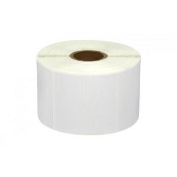 Etiquetas Adhesivas Compatibles con Zebra 50x25 mm Perforadas - 1300 Etiquetas/Rollo - Sustituye a 880199-025D/30072