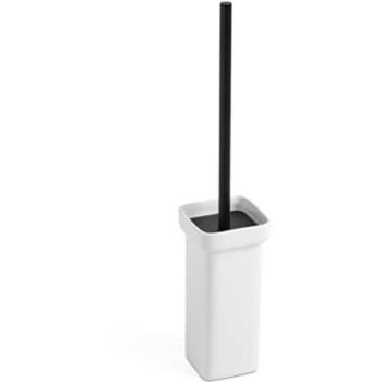 Escobilla de Baño Tatay Nero, Piña de Polipropileno, Libre de BPA, Cepillo Negro, Medidas 8,5 x 8,5 x 41 cm