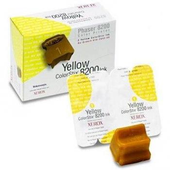 Cartucho de Tinta Sólida Amarillo Xerox ColorStik para Phaser 8200 - 2 Piezas (1.400 Páginas cada uno)