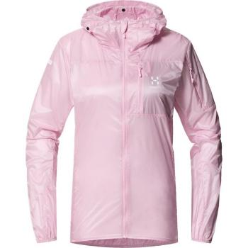 Haglöfs - Chaqueta de mujer L.I.M Shield Hood, chaqueta con capucha rosa blanquecino, talla S