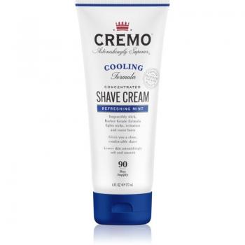 Cremo Refreshing Mint Cooling Shave Cream, Shaving Cream Tube for Men, 177 ml