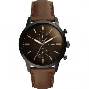 Fossil Mens 44Mm Townsman Leather Strap FS5437