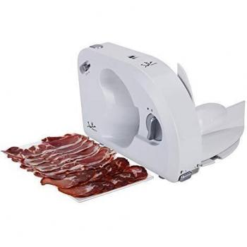 Jata CF291 Cortafiambres Ultra Compacto con Disco de Acero Inoxidable de 170 mm Desmontable 3 Velocidades Base Plegable Base Antideslizante Cortafiambres de Gran Resistencia