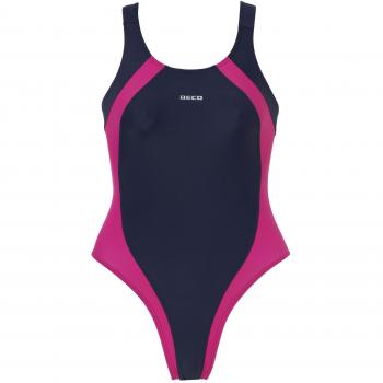 Beco – Bañador para Mujer de baño Vestido de Basics, Mujer, 6747, Marine/Pink, 36