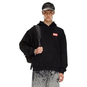 Diesel Black XL Men's Hooded Sweatshirt S-Boxt Lab