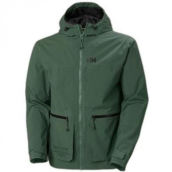 Chaqueta impermeable con capucha Helly Hansen Move para Hombre, color Spruce, talla Small