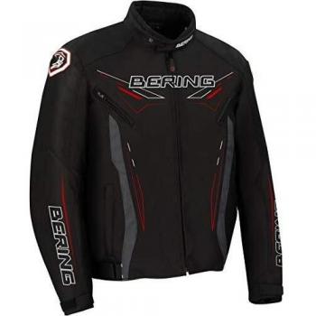 BERING Chaqueta moto ZEBU Negro, Negro, XL