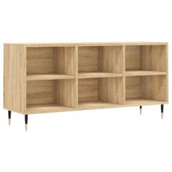 Mueble TV Multimedia Estante Roble Sonoma 1035x30x50 cm Madera de Ingeniería Marrón