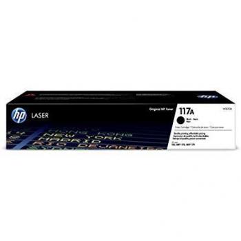 HP W2070A 117A Original Laser Toner Cartridge, Black, Single Pack