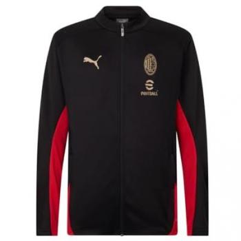 Chaqueta de Entrenamiento Puma AC Milan 2024/25, Tecnología dryCELL, Poliéster Reciclado, Sostenible, Negro, XXL Unisex