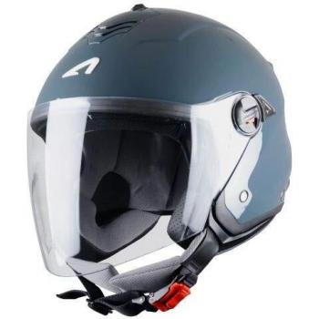 Astone Helmets - MINIJET S monocolor- Casque jet - Casque jet usage urbain - Casque compact - Coque en polycarbonate - Dark Grey Gloss XXL