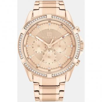 Tommy Hilfiger - Reloj de mujer Kenzie 1782558 multifunción de acero rosa