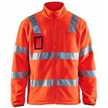 Chaqueta de trabajo polar alta visibilidad 4833 - Rojo fluorescente XXL