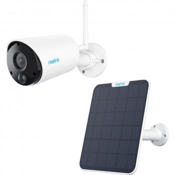 Cámara de Vigilancia IP WiFi Reolink Argus B320 con Panel Solar, Full HD, Visión Nocturna y Resistencia IP65