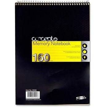 Premier Stationery Cuaderno A4 Concept Spiral Memory Aid - Amarillo