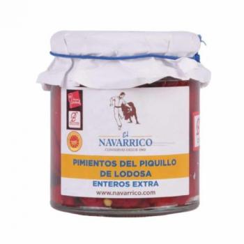 Pimientos del piquillo de Lodosa El Navarrico Enteros extra 320gr