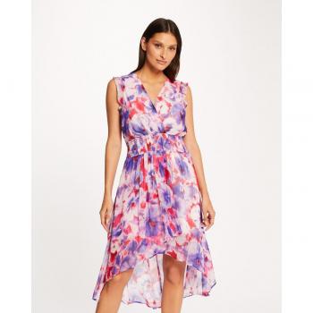Vestido recto sin mangas estampado Morgan