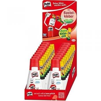Pritt - Pritt Bastelkleber + GRATIS Klebestift, 18er Display