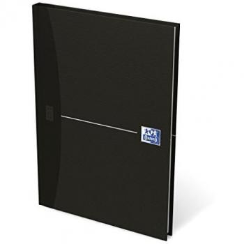 Cuaderno Oxford Smart Black A5, encuadernado, 192 páginas, rayado