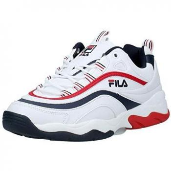 Fila Men's Ray F Low Top Sneakers, White