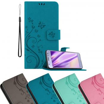 Funda Libro para Samsung Galaxy J3 2017 Lila Oscuro Floral - Cubierta de Protección con Diseño Floral, Cierre Magnético, Función de Soporte y 3 Tarjeteros - Etui Case Cover Carcasa