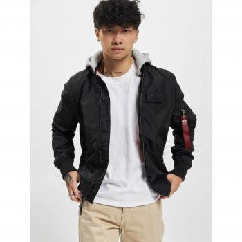 Cazadora Bomber con Capucha Alpha Industries MA-1 TT Negra XL
