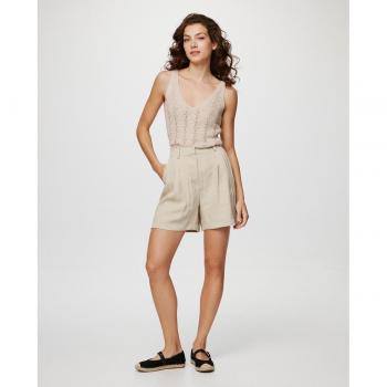 Shorts de mujer Vila Viflea Beige