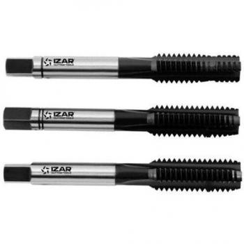 Izar 16407 Juego Macho Mano Métrica Inox, HSSE 5% Co, 3036, DIN 352 1998-09, M6-1.00