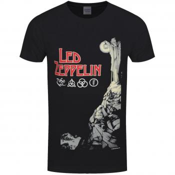 Led Zeppelin - Camiseta - para Hombre Negro Negro