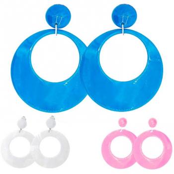 Pendientes de Sevillana de 5 cm en varios colores