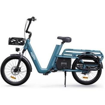Bicicleta Eléctrica Onesport OT01 - Motor 650W, Batería 48V27Ah, Ruedas de 20'', Frenos de Disco Hidráulicos - Azul