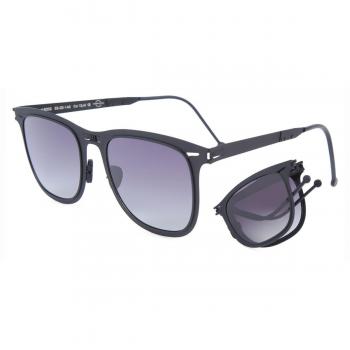 ROAV Galaxy 8002 Lennox Folding Black Polarized Men's Sunglasses 53mm