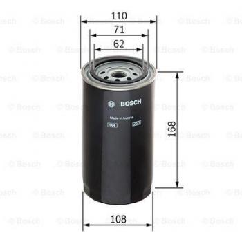 Filtro de combustible BOSCH F 026 402 034 enroscable para IVECO Stralis y Trakker