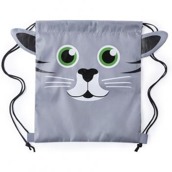 Mochila de cuerdas Llorel plegable para niño con diseño de gato
