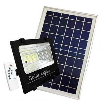 Foco LED Solar Regulable 15W con Sensor y Control Remoto - Blanco Frío 6000K-8000K - SILAMP